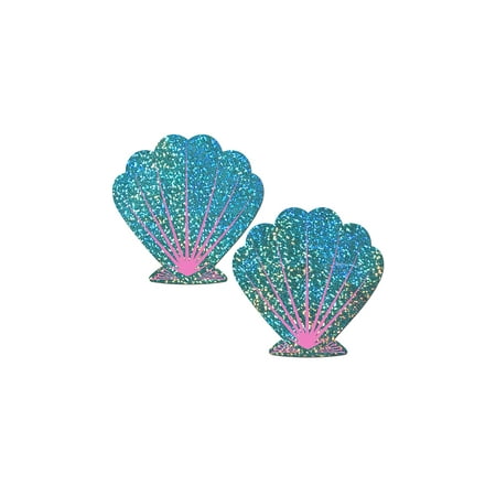 

Pastease Glittery Green And Pink Seashell Pasties