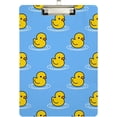 thumbnail image 1 of FMSHPON Toy Yellow Duck Swimming Clipboard Hardboard Wood Nursing Clip Board and Pull for Standard A4 Letter 13x9 inches, 1 of 5