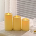thumbnail image 4 of Flickering Flameless Cylinder Shaped Candle, Battery Operated Warm LED Light Candle Decoration For Table Centerpieces, Fireplace And Dinner Party, 4 of 4