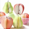 thumbnail image 1 of Blocs-Notes Mini Portables en Forme de Fruit 3D pour Bureau École Cadeaux de Vacances - Vert P, 1 of 4