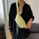 thumbnail image 5 of Bolso Mujer Nube Tote Moda Cremallera Axilas Bolsas Hombro Sólido Amarillo, 5 of 8