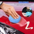 thumbnail image 3 of 10pcs Microfiber Wax Applicator, EEEkit Ultra-Soft Microfiber Waxing Polish Car Applicator Pads, Foam Sponge Wax Applicator Pads for Cars Vehicle Glass Clean (Blue, 5" Diameter), 3 of 9
