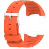 Correa de pulsera de silicona para reloj Polar M400 M430 (naranja rojo L)