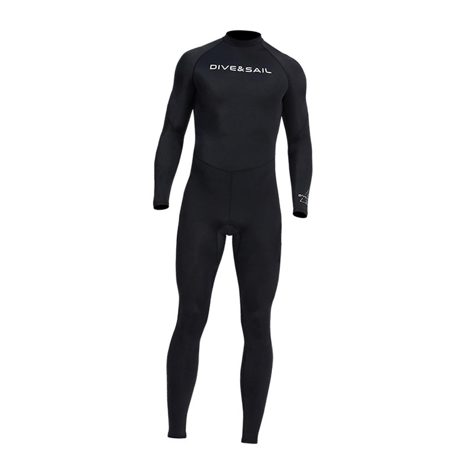 Premium Men Diving Wetsuit Full -piece Back Zipper Diving Rash Guards Scuba Snorkeling Kayaking Jumpsuit , XXL, XL XXL