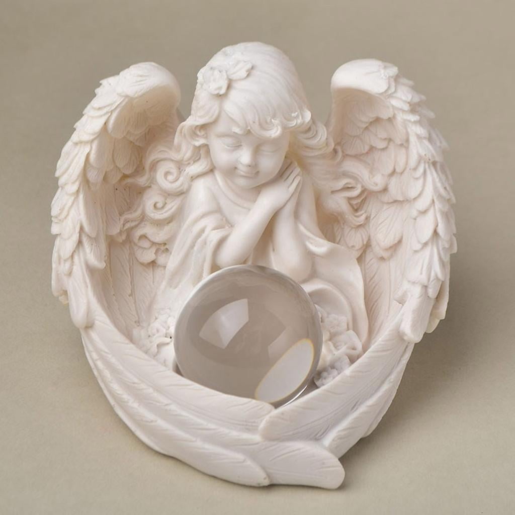 Giaone Silicone Crafts Moulds Candle Holder Molds Angel Girl Shaped for Hand-Making