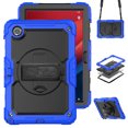 thumbnail image 1 of For Lenovo Tab M11 11 inch 2024 TB330FU TB331FC Xiaoxin Pad 11 10.6 TB128FU TB125FU Tablet Case Rotation Strap Stand Armor Cover Dark Blue TB125FU or TB128FU, 1 of 6