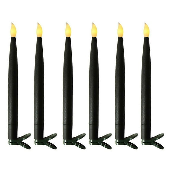 Hanging Floating Flameless Candles Christmas Candles Black A