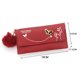 thumbnail image 1 of Bolsa Cartera de embrague de fiesta de cuero PU retro con bola de felpa Carteras de viaje con cremallera para mujer Sywqhk Para Estrenar, 1 of 7