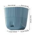Garden Pot Mover with Adjustable Handle Tall Flower Stands for Indoor