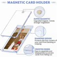 thumbnail image 2 of 10Pcs/Pack 35PT Magnetic Card Holder for Baseball Sports Card Protector Trading Cards Hard Plastic Sleeves Display Case, 2 of 5
