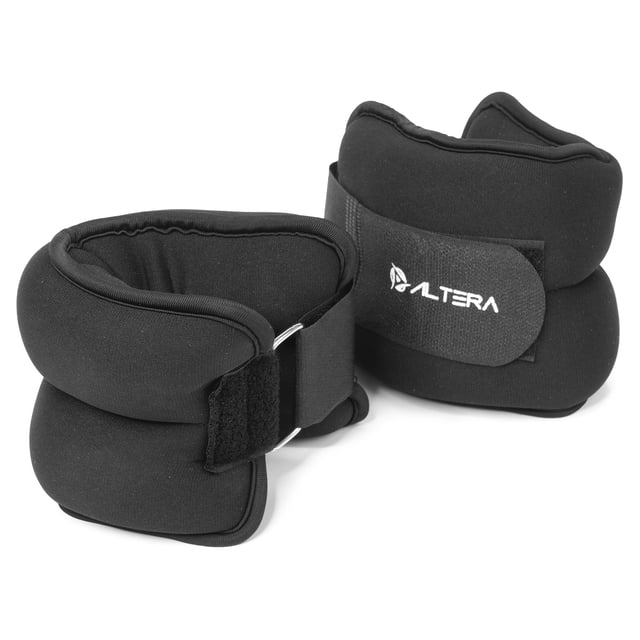 Par de Polainas 500 gramos Altera PMTE-.5 Muñequera Entrenamiento Negro