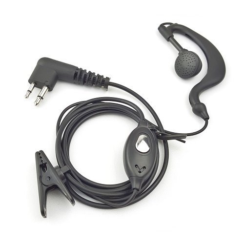 Earpiece Ear Hook Ptt Mic For Motorola Cp150 Cp200 Xu100 Vl130 Pr400 Lts2000 Walmart Com