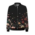 thumbnail image 1 of Jindong Veste à Fermeture Éclair Imprimée pour Femmes Automne et Hiver, 1 of 6