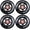 Steel Black, variant on Rollerex VXT500 85A Inline Skate Wheels (4-pack w/ bearings, spacers & washers) (Size & Color Options) -Indoor Outdoor- Intended for Roller Blade Wheel Replacement (80mm, Steel Black)