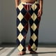 thumbnail image 1 of Pantalones largos para hombre, cintura elástica, transpirables, cómodos, suaves, informales, de playa, de poliéster., 1 of 5