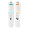 thumbnail image 2 of Aquasure ??Premier Series Stage 1 Sediment & Stage 2 Carbon Block Replacement Water Filter Cartridge Bundle AF-PRE12, for AS-PR75/100 4-Stage Reverse Osmosis RO Under Sink Water Filtration System, 2 of 4