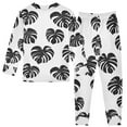 thumbnail image 2 of joogoo Tropical Plants 2 Piece Long Sleeve Tee and Pants Cotton Pajama Set 4T, 2 of 7