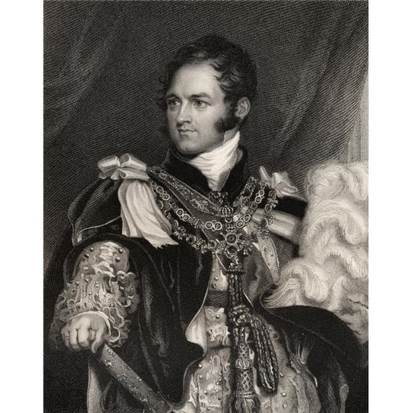 Posterazzi DPI1861503 Leopold Georges Chretien Frederic of Saxe-Coburg 1790 to 1865 King of the Belgians 1831 to 1865 Uncle of Queen Victoria Poster Print, 13 x 16