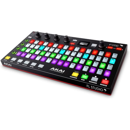 UPC: 0694318024973 | AKAI Professional Fire (Controller Only) USB MIDI Controller for FL Studio with 64 pad RGB Clip / Drum Pad Matrix