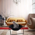 thumbnail image 2 of Greeniant Cama de malla de Metal para mascotas, reemplazo transpirable, desmontable, lavable, térmica, para dormitorio, sala de estar, Suministros para gatos Negro, 2 of 6