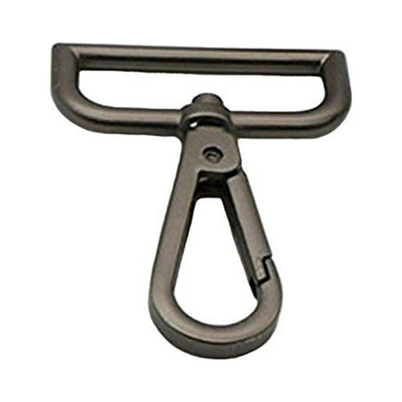 GARVALON 10Pcs Keychain Hooks Metal Swivel D Ring Heavy Duty Snap Lobster Claw Clasp for Keychain