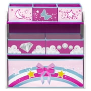 Delta Children Unicorn Design & Store 6 Bin Toy Storage Organizer - Greenguard Gold Certified