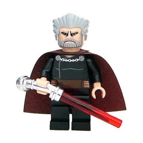 LEGO Minifigure - Star Wars - COUNT DOOKU with Lightsaber (Clone Wars) - Walmart.com - Walmart.com