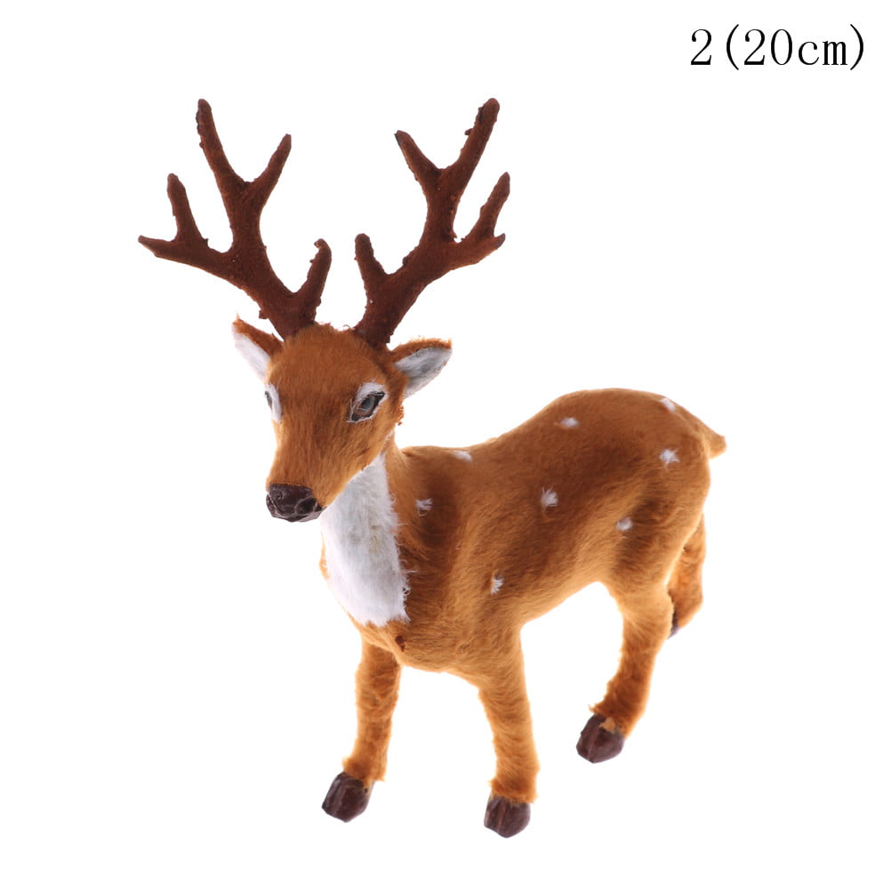 Plush Christmas Reindeer Xmas Elk Plush Simulation New Year Gift Christmas Decor 