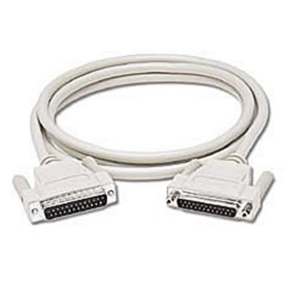 6ft DB25M to DB9F NULL MODEM CABLE