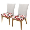 thumbnail image 2 of Honeii Roosters Print Square Cushion Cover with Elastic Band & Ties,Sofa Cushion Covers,Furniture Protector for Living Room,Washable Sofa Seat Slipcover-Two Pieces, 2 of 7