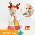 thumbnail image 3 of PEACNNG Baby Musical Crocodile Caterpillar Stuffed Animal Toys Infant Soft Plush Toy with Multi-Sensory Crinkle, 3 of 5