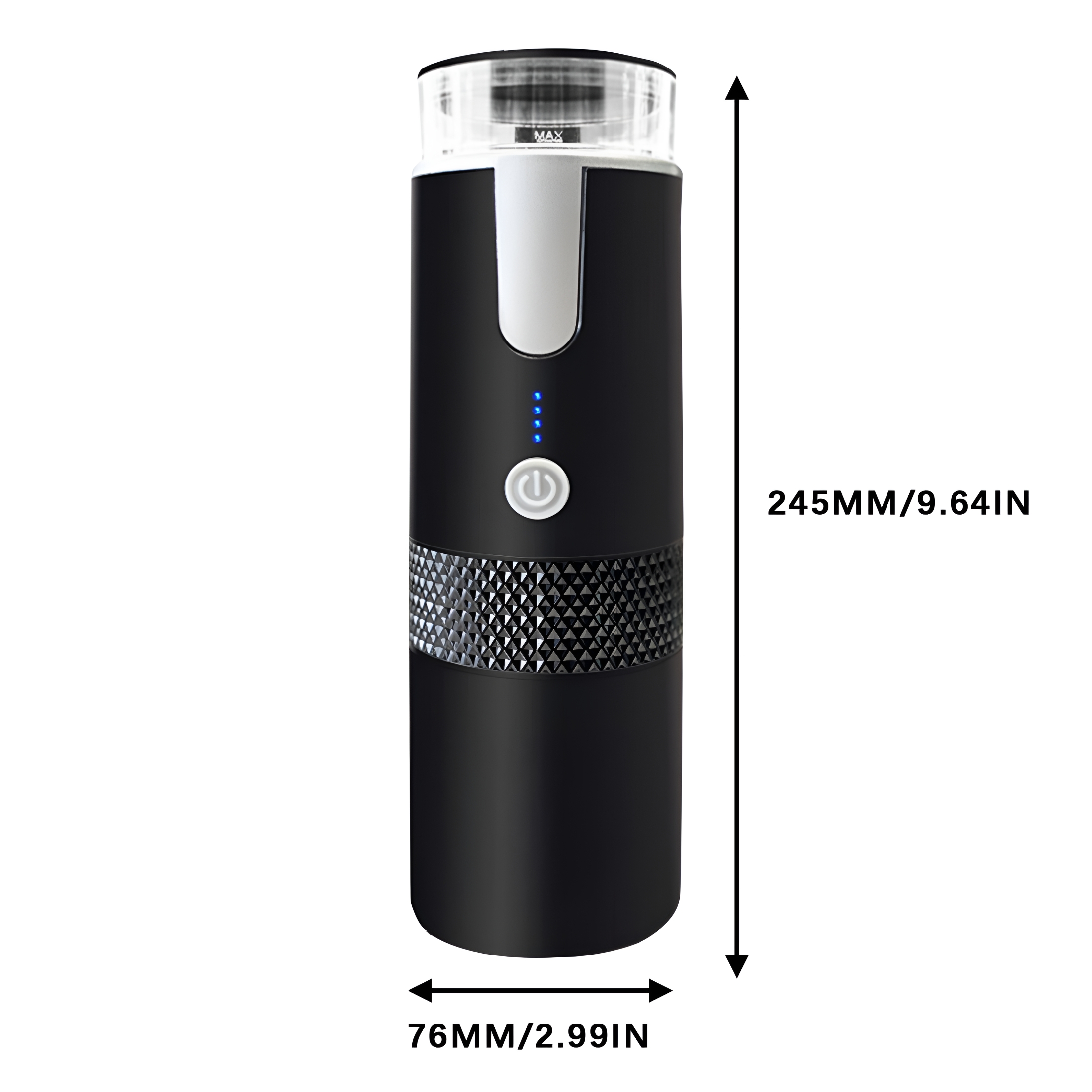 HIBIBUD 2026 New Portable Wireless Coffee Maker Fully Automatic Mini Espresso Machine 1200Mah Battery One-Click Operation Perfect for Outdoor Adventures,Travel&Camping Compact&Durable