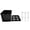 Black, variant on Hydroponic Growing Box For Indoor Gardening And Vegetables Polypropylene Construction