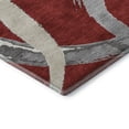 thumbnail image 3 of Addison Rugs Mayfield Premium Machine Washable Transitional Circles Red Rectangle Rug, 8' x 10', 3 of 6