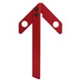 thumbnail image 3 of Right Angle Line Gauge Round Heart Ruler Carpenter Round Gauge 45/90 Degrees Carpenter Right Angle Line Gauge Round Heart Ruler, 3 of 8