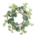 thumbnail image 2 of Corona de velas de Pascua, corona de primavera y verano, candelabro decorativo, corona floral para candelabros, adornos de granja para ventanas de interior y exterior., 2 of 8