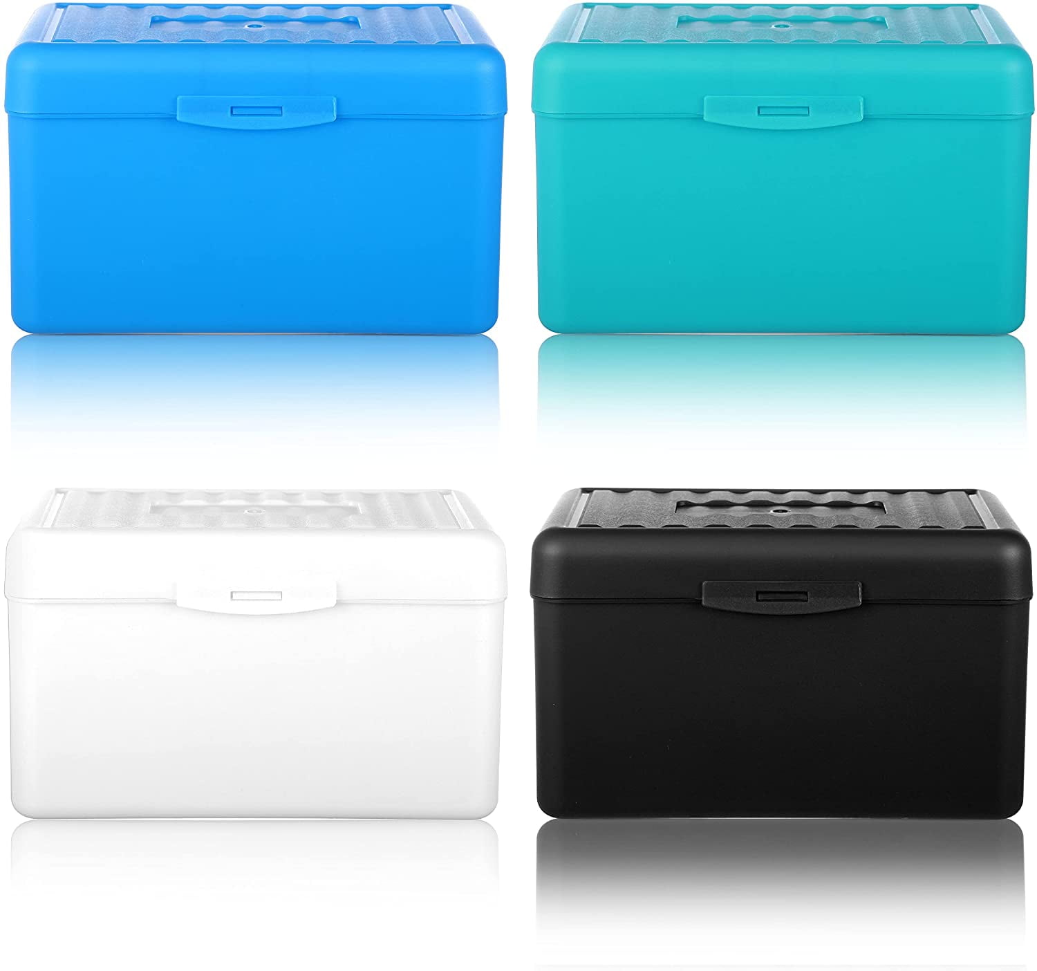 Boîte De Cartes D'Index - Boîte De Cartes De Note Boîte De Recettes Boîte De Rangement En Plastique Pour Remplir Cartes D'Index, Cartes De Note, Flashcards, Recettes Et Adresses