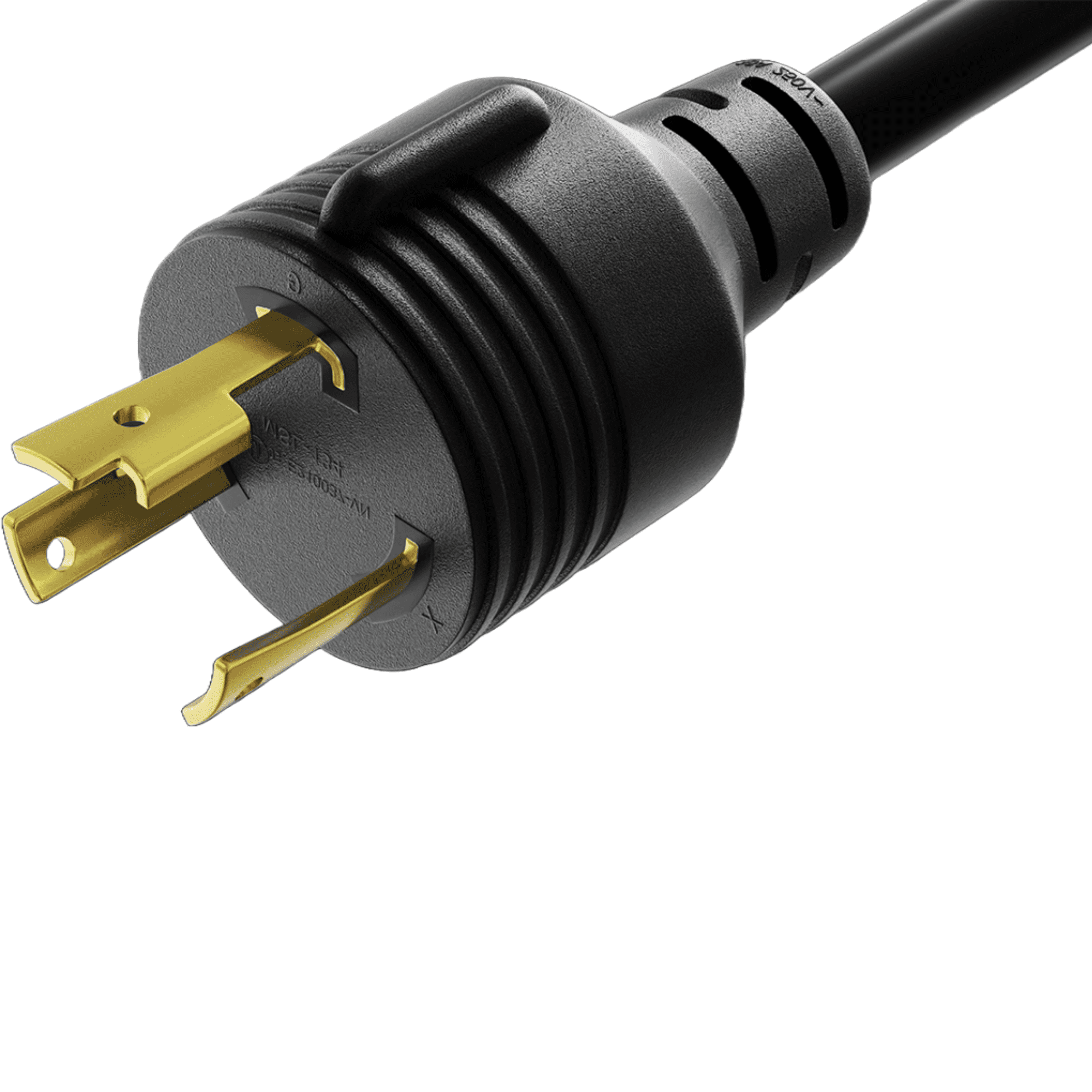6ft 12 AWG 20A 250V Heavy-Duty Power Cord (NEMA L6-20P to IEC 320 C19)