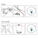 thumbnail image 1 of Inflador de bomba de aire portátil compresor de aire para colchón piscina cama de aire (azul) Likrtyny Libre de BPA, 1 of 9