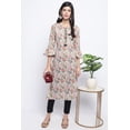 thumbnail image 5 of Rajnandini Women's Pure Cambric Cotton Jaipuri Printed Kurti (JOPLJPR135-XL_White_XL), 5 of 5