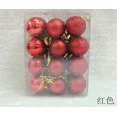 thumbnail image 3 of 24 bolas de Navidad de plástico para árbol de Navidad, doradas, rojas y rosas, decoración colgante para Navidad 2025, 3 of 5