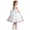 G10-White, variant on Rhuody Girls' Dresses Sleeveless Flower Girl Dress Style Formal Party Gown With Satin Bodice And Skirt Adorable Playsuit