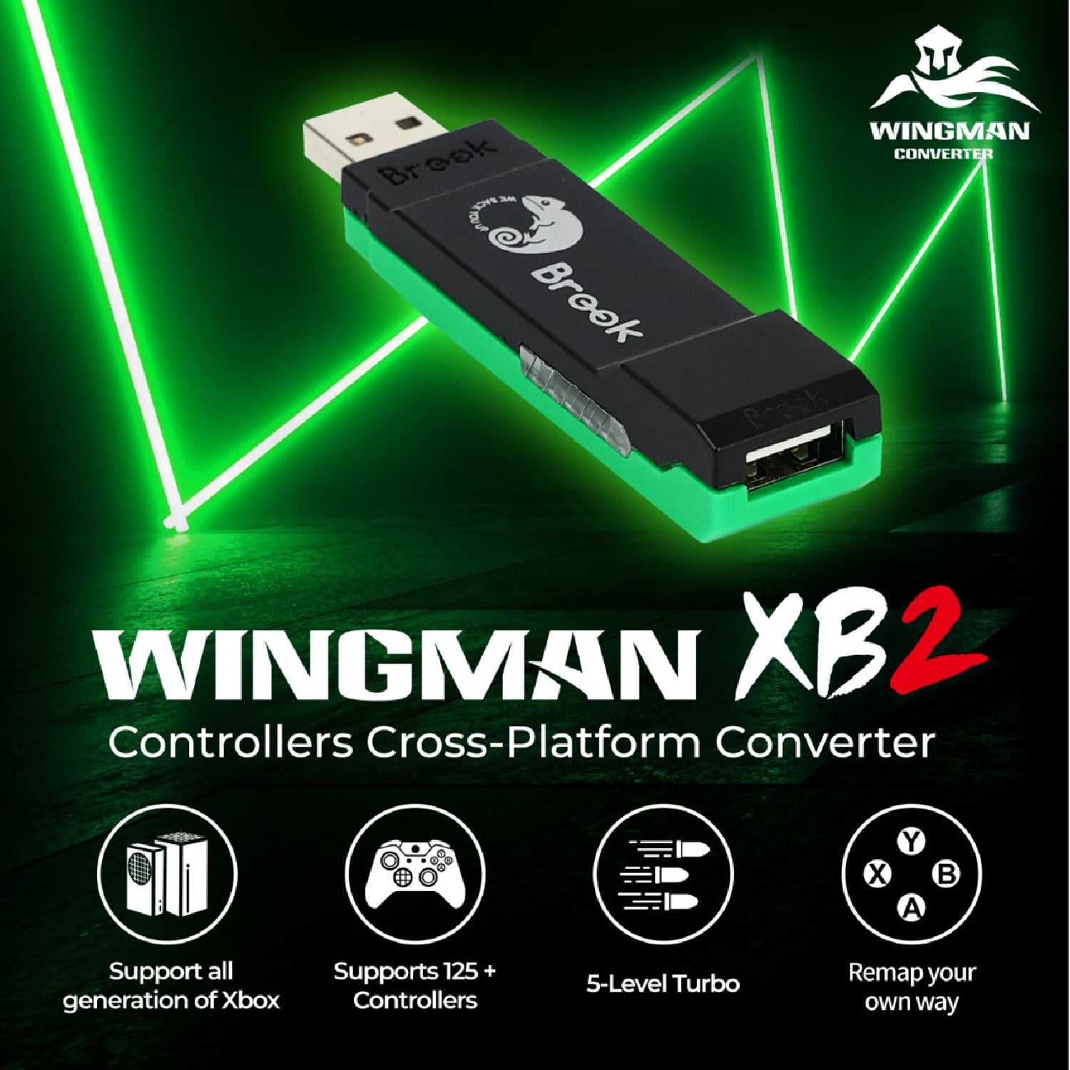 Brook Wingman XB2 Enhanced Converter for Xbox Series X|S/One/360