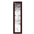 thumbnail image 2 of ArtToFrames 7" x 33" Honors Mahogany with Black Picture Frame, 7x33 inch Brown Wood Poster Frame (WOM-5154), 2 of 7