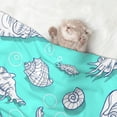 thumbnail image 2 of Yiaed Seashell And Starfish Print Dog Blankets-Cat Blanket Washable for Couch Protection,Puppy Blanket, Soft Plush Reversible Throw Furniture Protector-Medium, 2 of 8