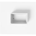 thumbnail image 2 of JERFIT 47 Inch Freestanding Acrylic Bathtub, Gloss White Rectangular Soaking Tub with Chrome Overflow Drain, CUPC Certified, 2 of 10