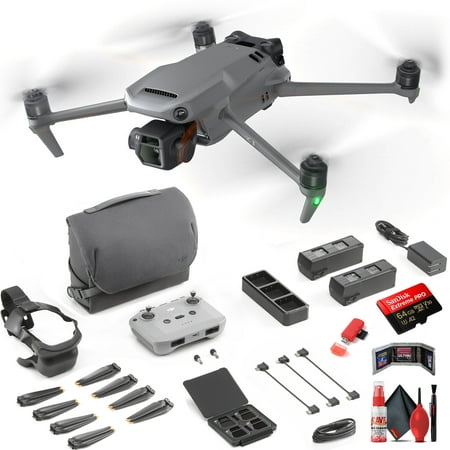 Image of DJI Mavic 3 Fly More Combo - Camera Drone W/ 4/3 CMOS Hasselblad Camera + Bundle