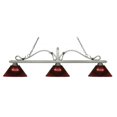 thumbnail image 1 of Z-Lite Melrose 3 Light Billiard Light in Antique Silver, 1 of 1