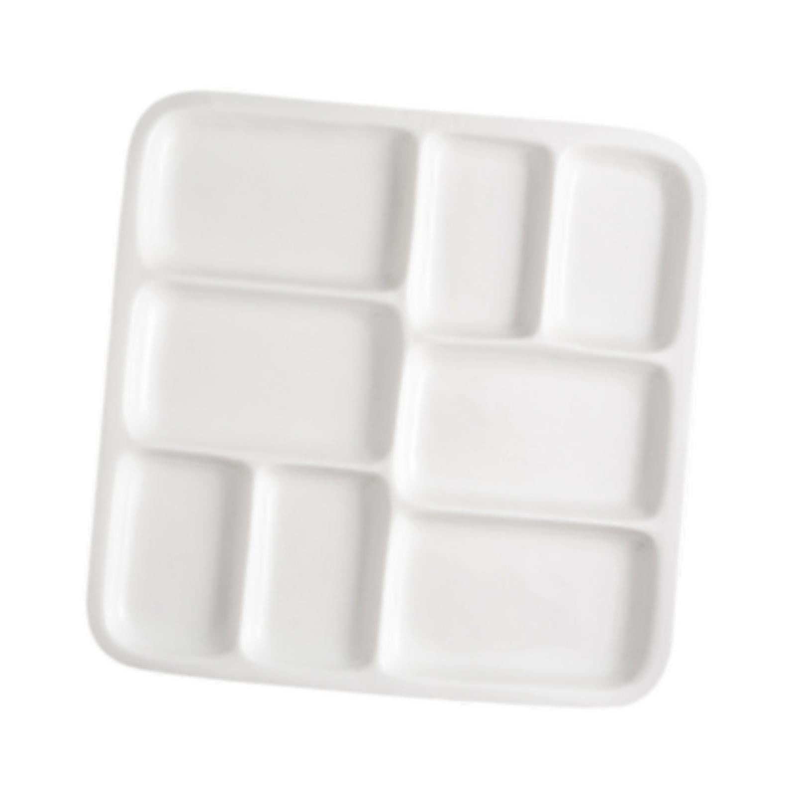 Milageto Artist Paint Palette White Mixing Tray for Acrylic Painting Tempera Painting