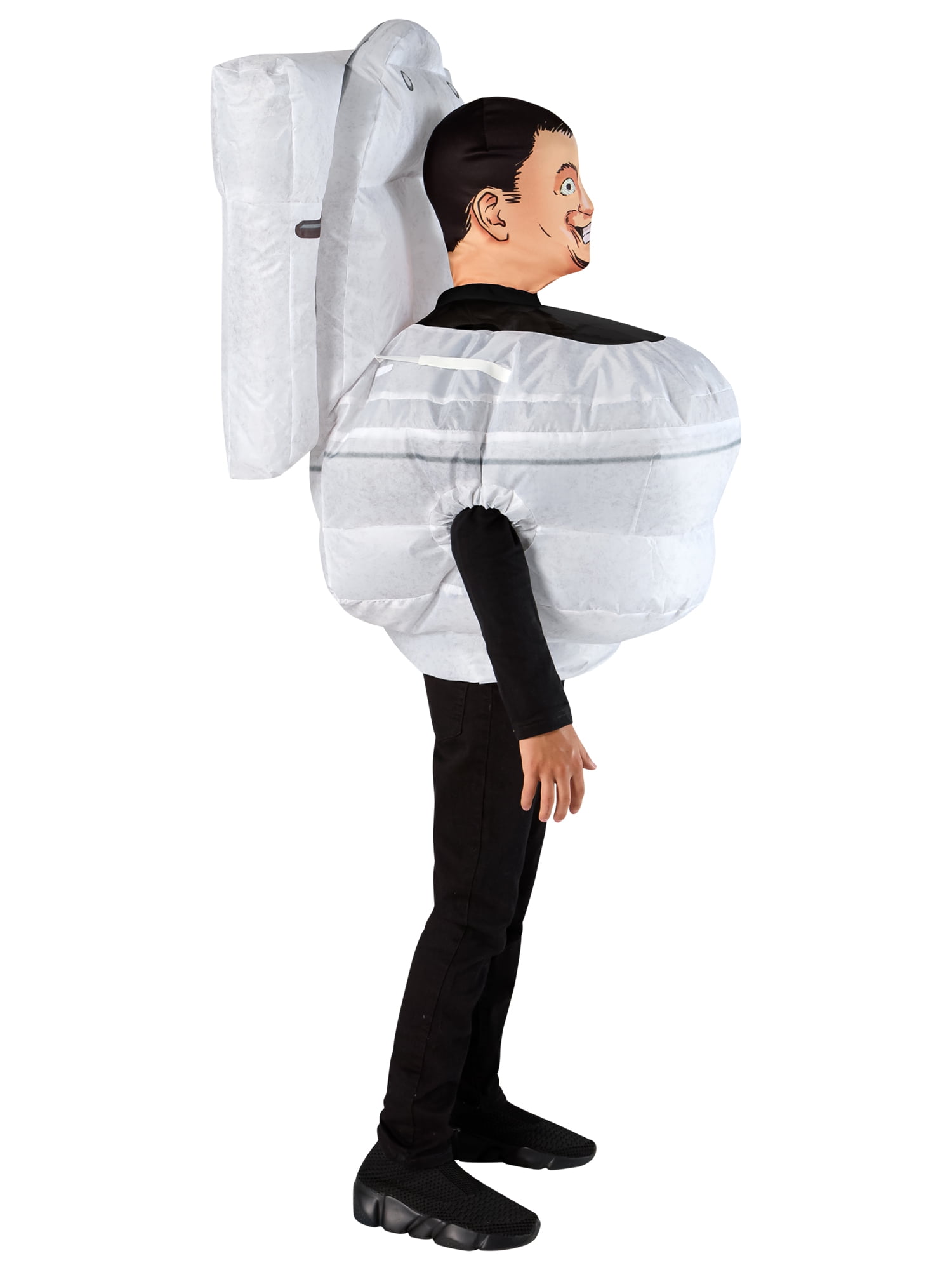 Rubies Offizielles Skibidi Toilet Kostüm Für Kinder – Aufblasbar, Mit Ventilator, One Size Halloween